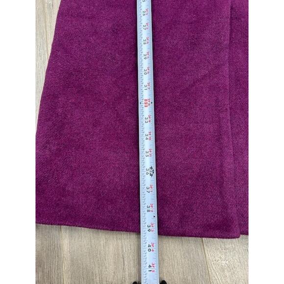 Avec Les Filles Womens Longline Jacket Coat Long Sleeve Button Up Purple Size XS - Picture 10 of 10